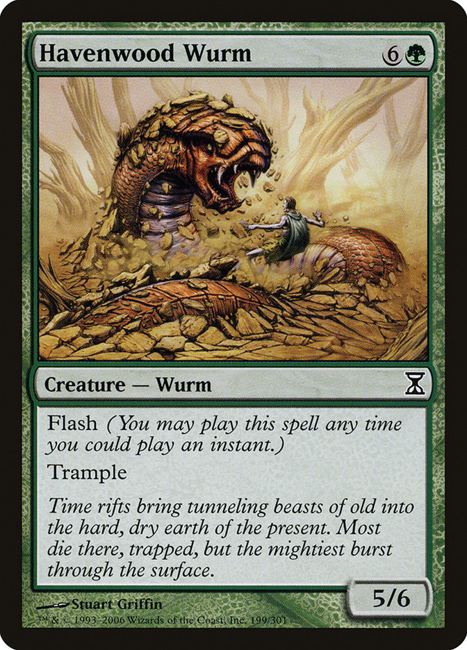 Havenwood Wurm [Time Spiral] Foil