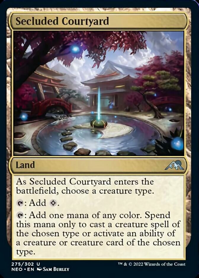 Secluded Courtyard [Kamigawa: Neon Dynasty] Foil