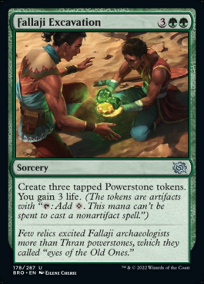 Fallaji Excavation [The Brothers' War] Foil