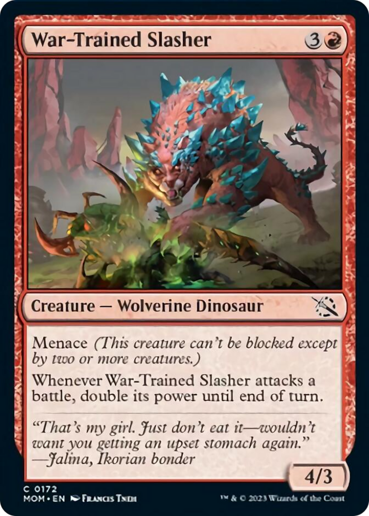 War-Trained Slasher [March of the Machine] Foil