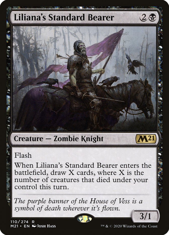 Liliana's Standard Bearer [Core Set 2021] Foil