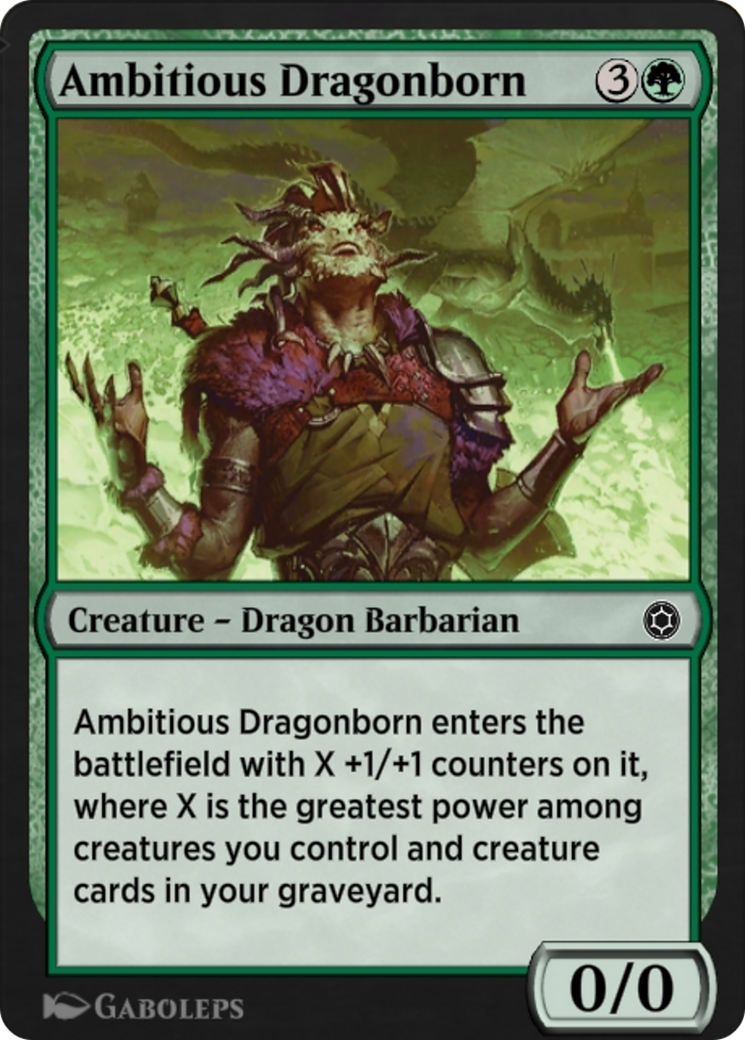 Ambitious Dragonborn  [Alchemy Horizons: Baldur's Gate]