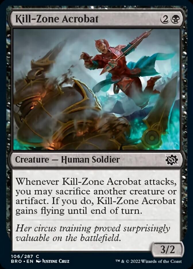 Kill-Zone Acrobat [The Brothers' War] Foil