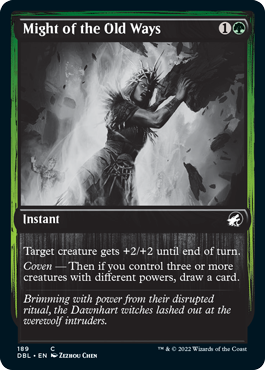 Might of the Old Ways [Innistrad: Double Feature] Foil