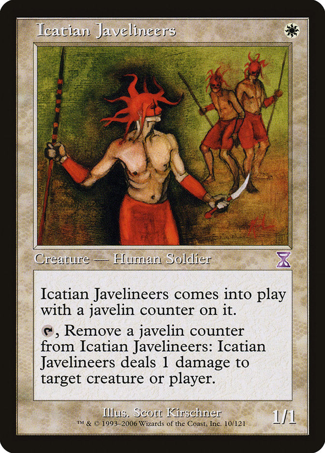 Icatian Javelineers [Time Spiral Timeshifted] Foil