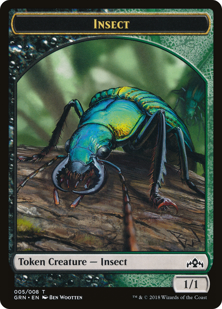 Saproling // Insect  [GRN Guild Kit Tokens]