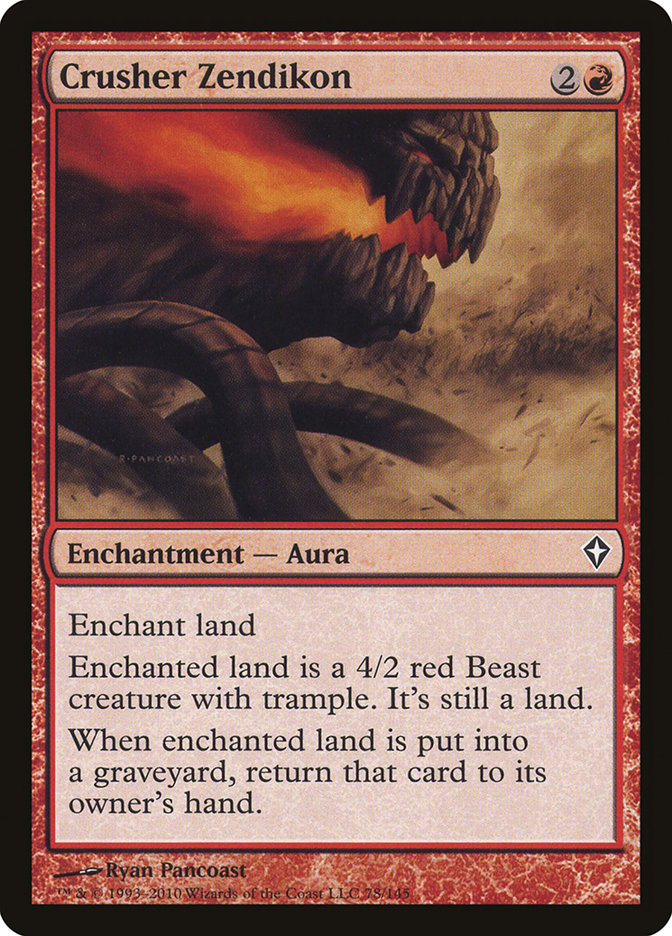 Crusher Zendikon [Worldwake] Foil