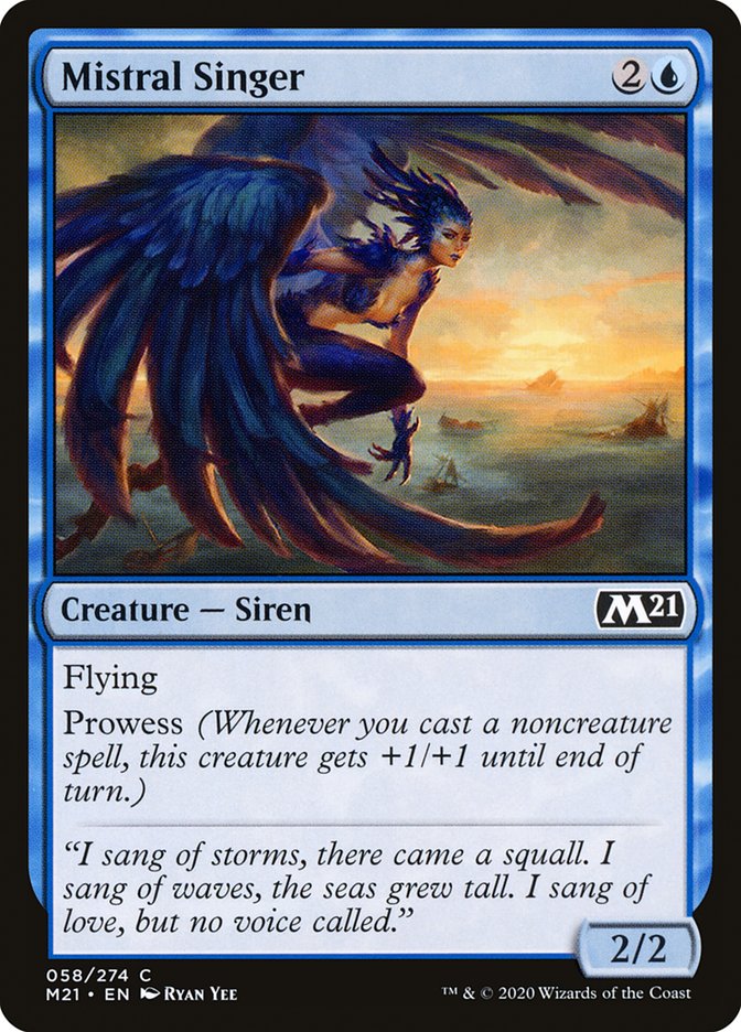 Mistral Singer [Core Set 2021] Foil