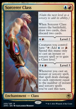 Sorcerer Class (Promo Pack) [Dungeons & Dragons: Adventures in the Forgotten Realms Promos] Foil
