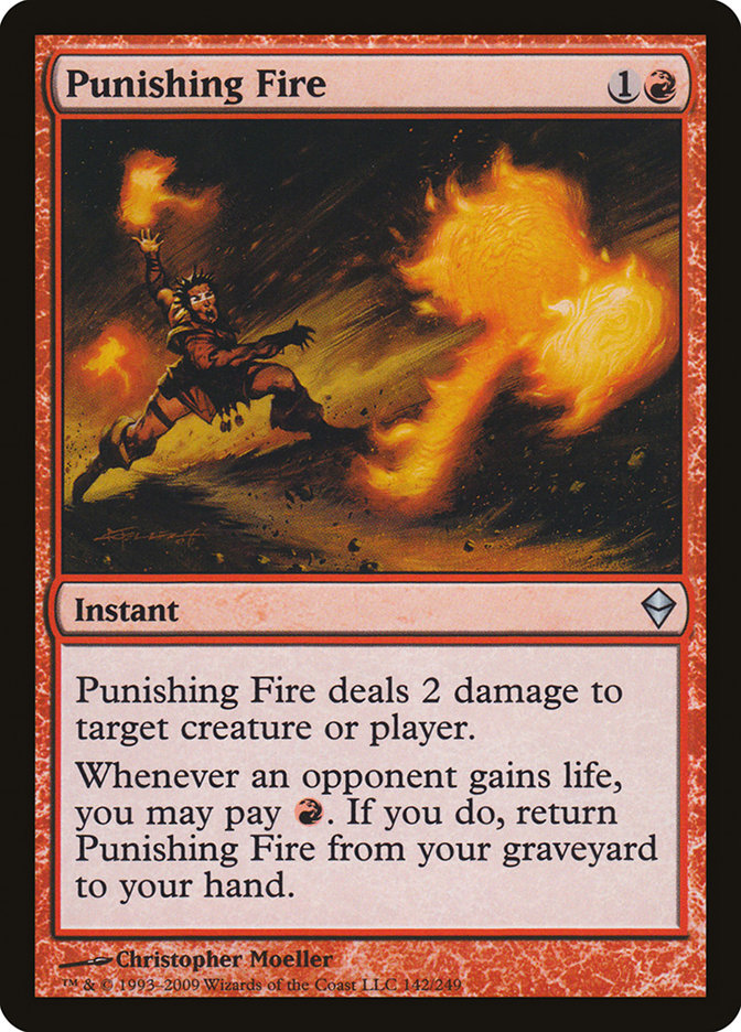 Punishing Fire [Zendikar] Foil