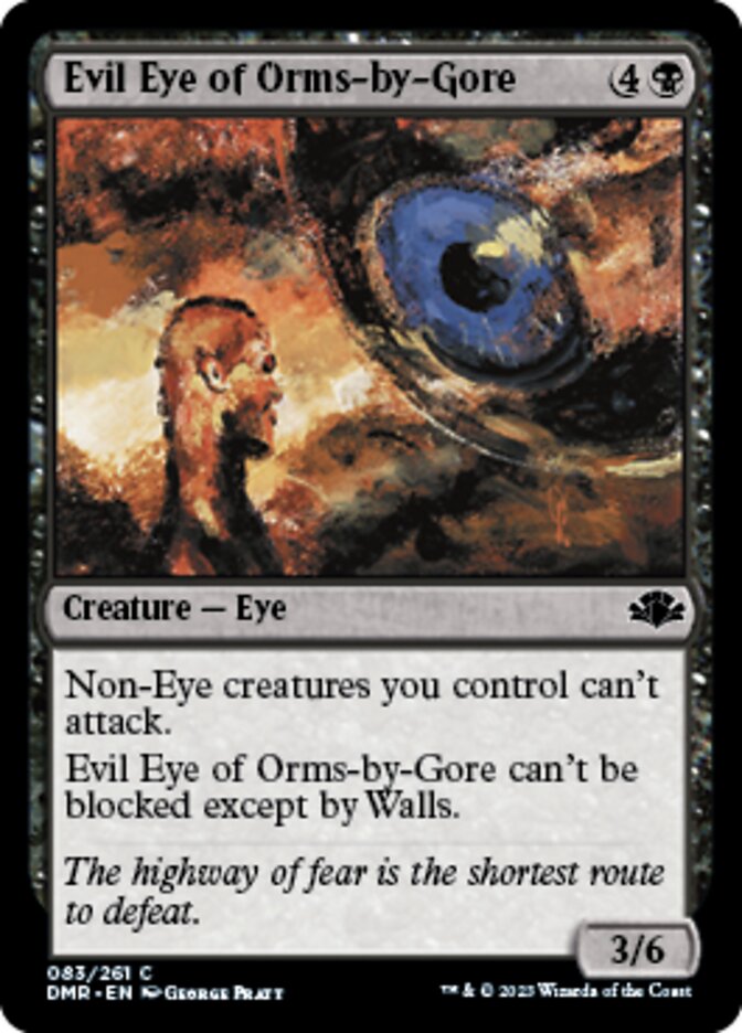 Evil Eye of Orms-by-Gore [Dominaria Remastered] Foil