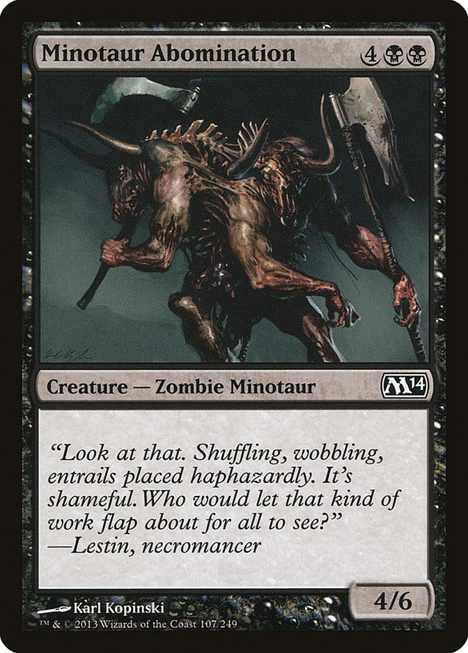 Minotaur Abomination [Magic 2014] Foil