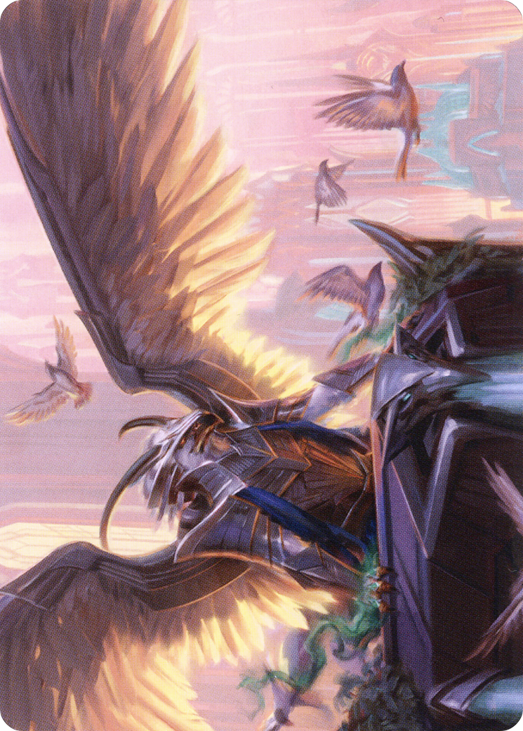Falco Spara, Pactweaver // Falco Spara, Pactweaver  [New Capenna Art Series] (Borderless) Foil