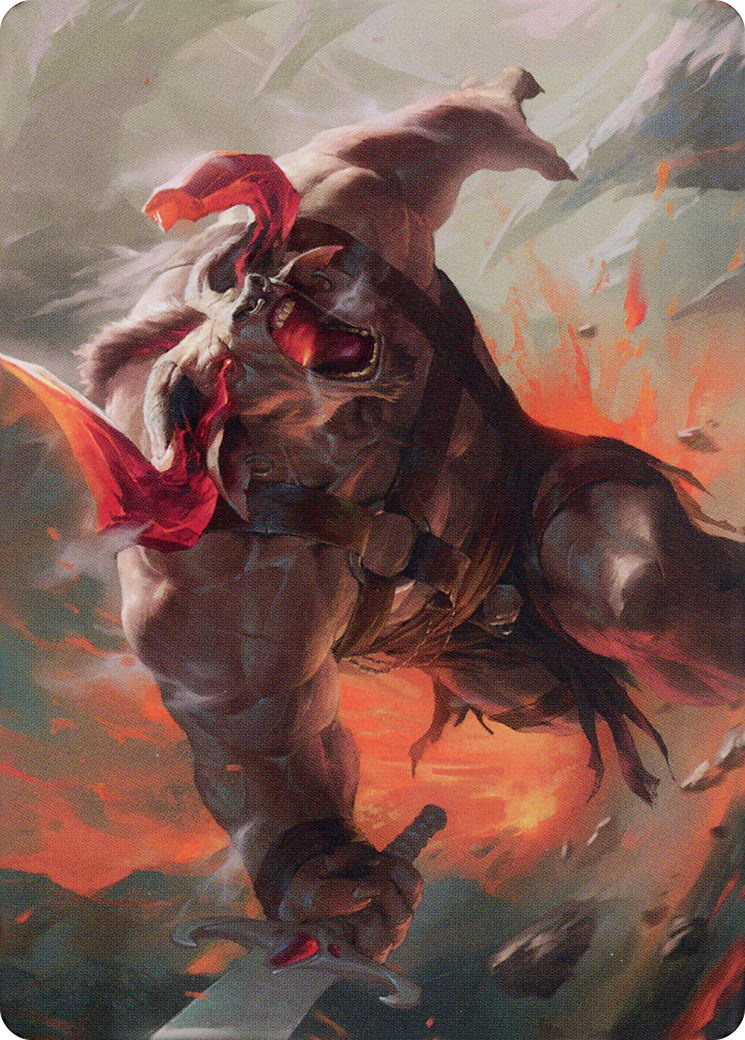 Furious Bellow // Furious Bellow  [Dominaria United Art Series] (Borderless)