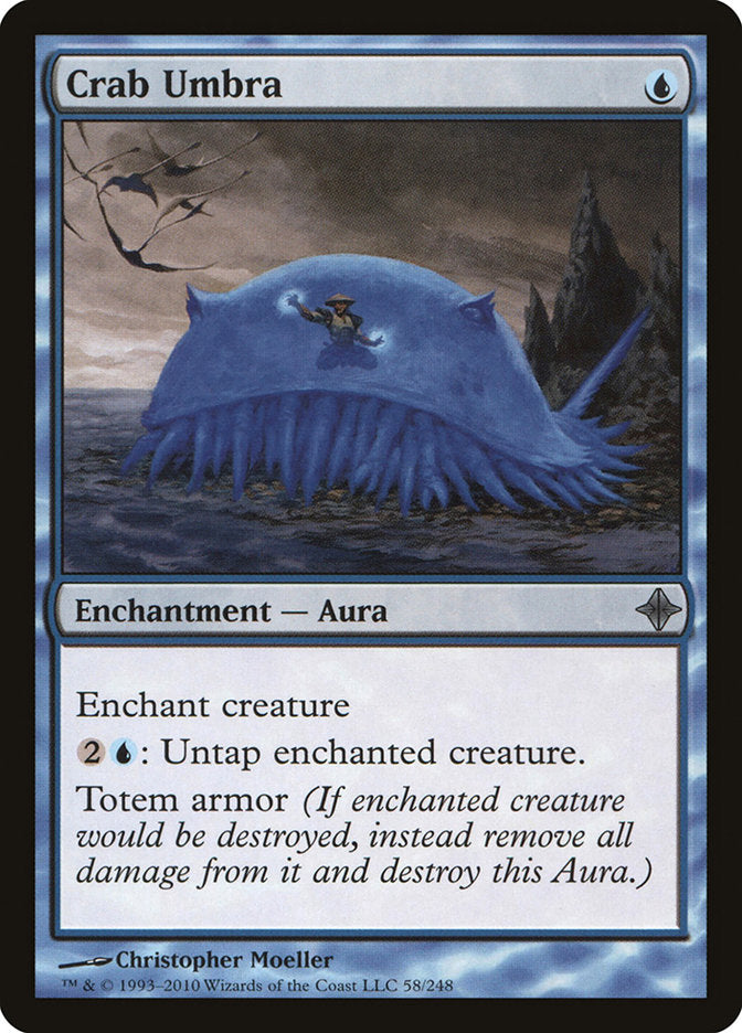 Crab Umbra [Rise of the Eldrazi] Foil