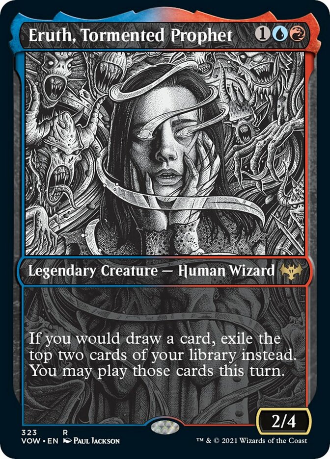 Eruth, Tormented Prophet (Showcase Eternal Night) [Innistrad: Crimson Vow] Foil
