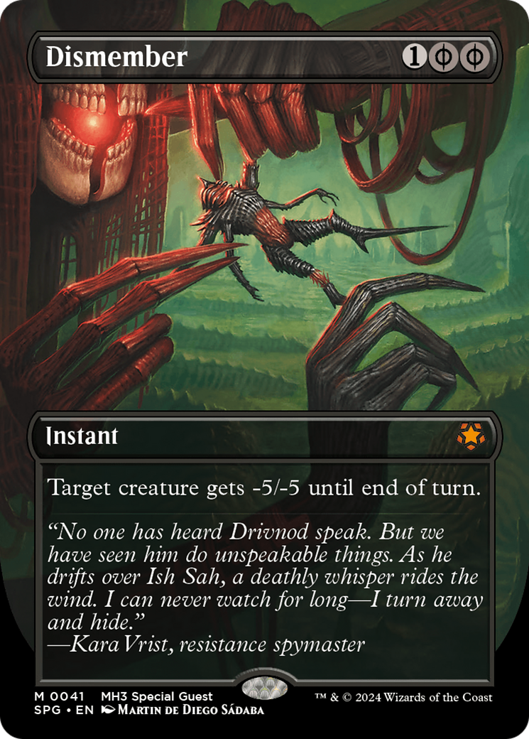 Dismember (Borderless) [Modern Horizons 3 Special Guests] Foil