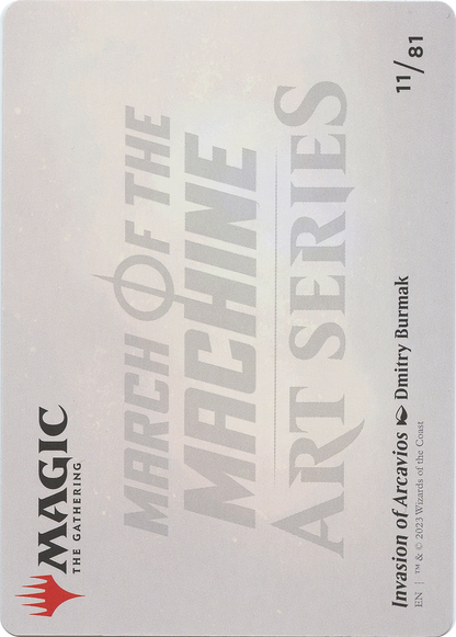 Invasion of Arcavios // Invasion of Arcavios  [March of the Machine Art Series] (Borderless) Foil