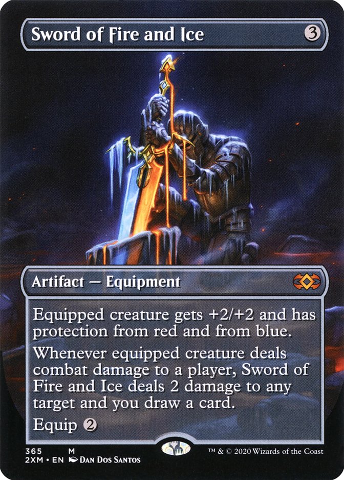 Sword of Fire and Ice (Toppers) [Double Masters] Foil