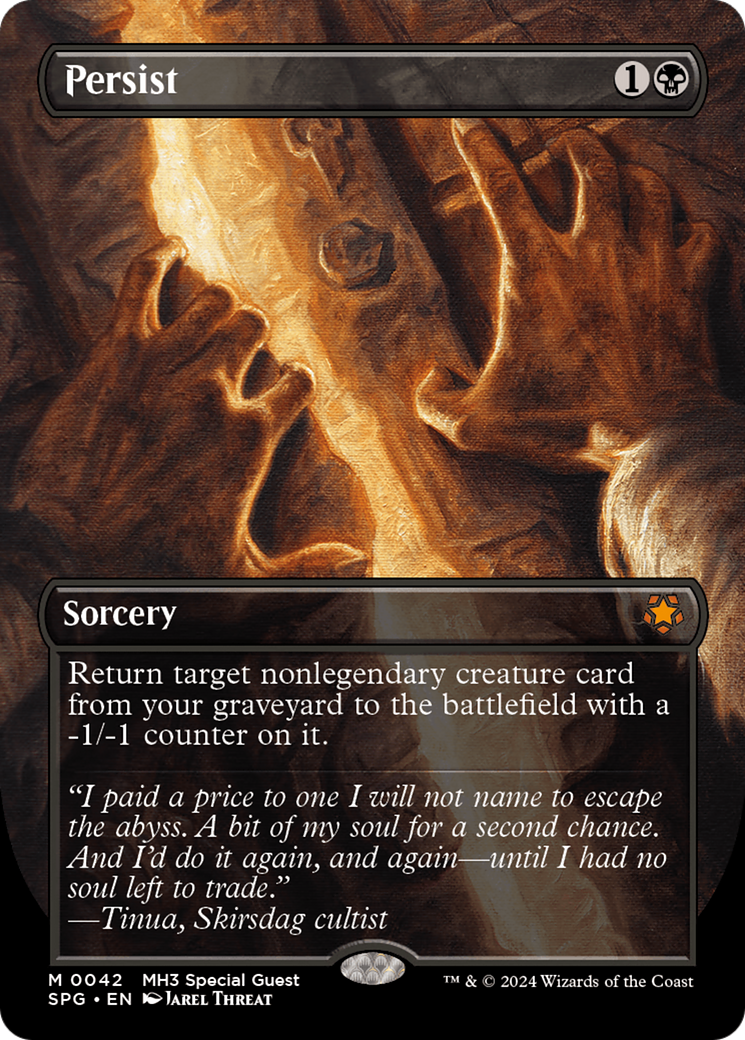 Persist (Borderless) [Modern Horizons 3 Special Guests] Foil