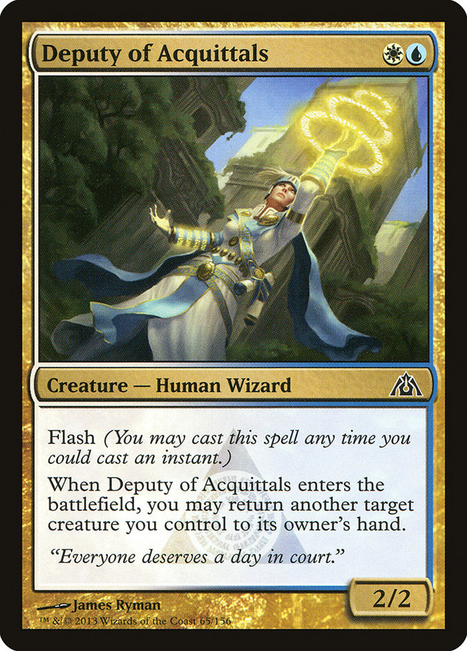 Deputy of Acquittals [Dragon's Maze] Foil