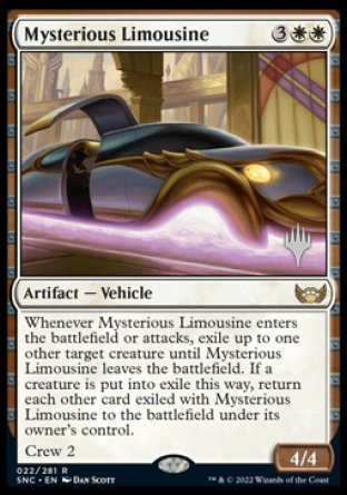 Mysterious Limousine (Promo Pack) [Streets of New Capenna Promos] Foil