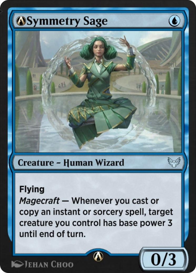 A-Symmetry Sage  [Strixhaven: School of Mages]