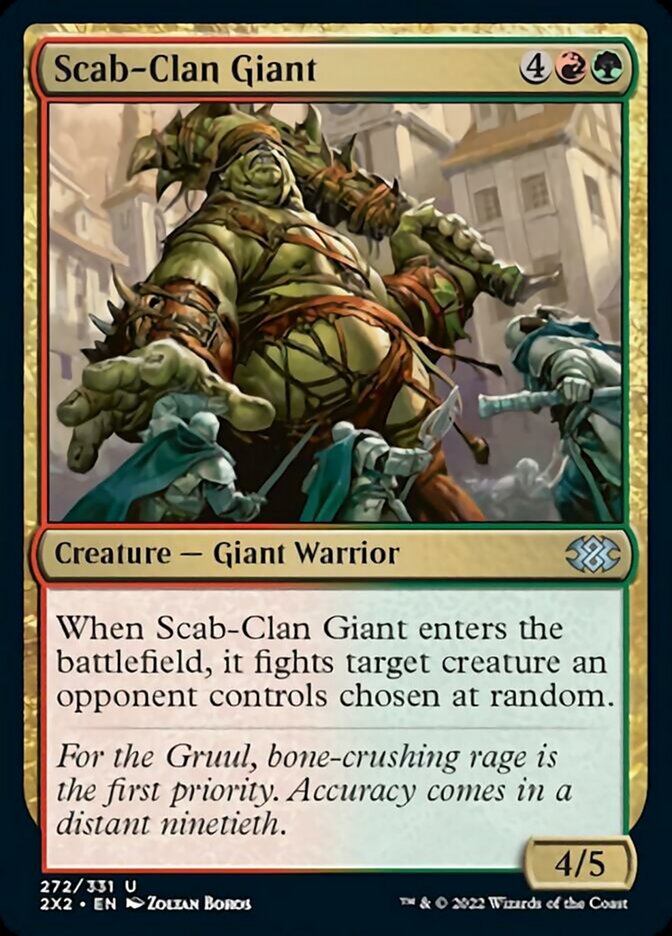 Scab-Clan Giant [Double Masters 2022] Foil