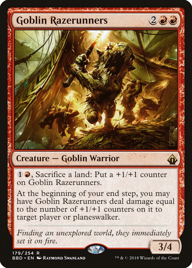 Goblin Razerunners [Battlebond] Foil
