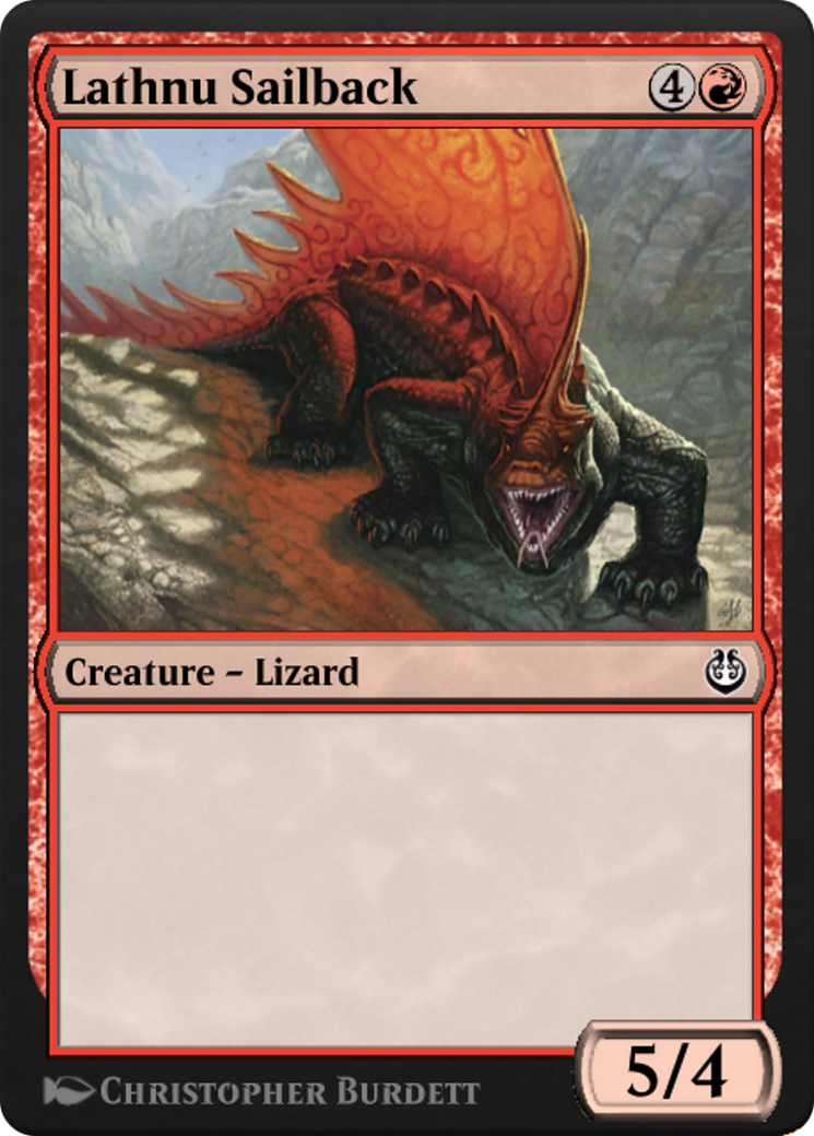 Lathnu Sailback  [Kaladesh Remastered]