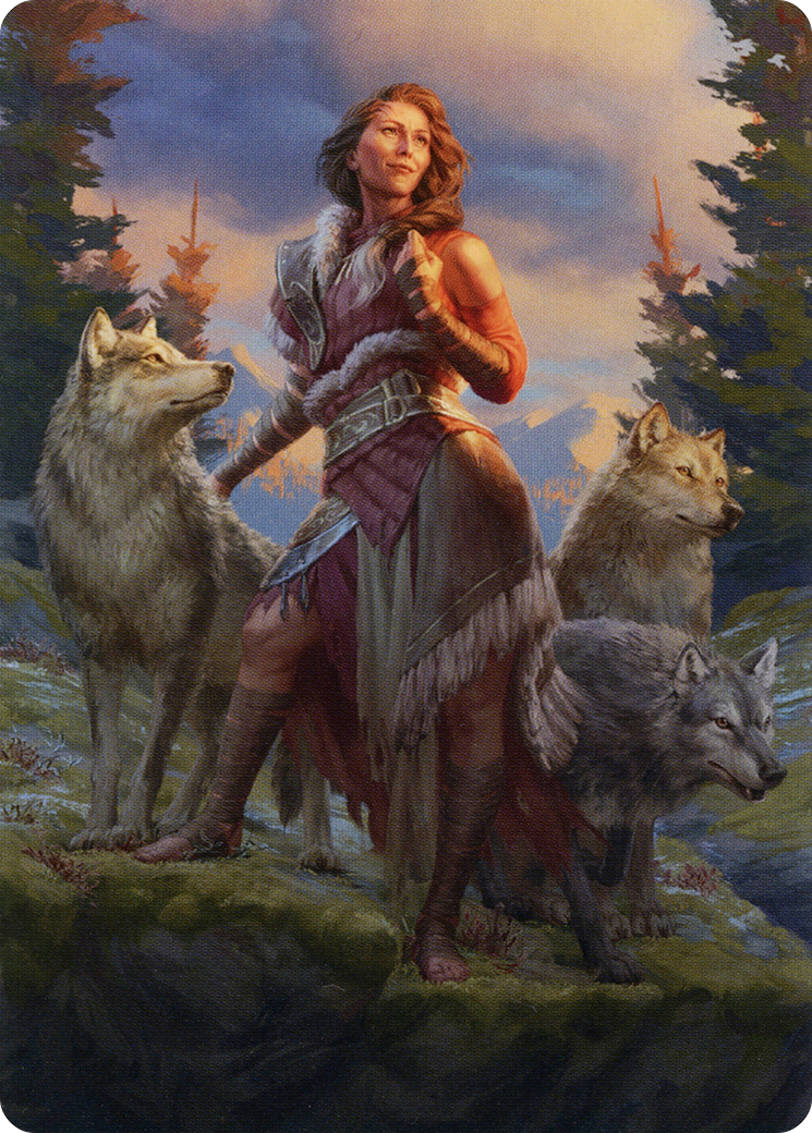Arlinn, the Pack's Hope // Arlinn, the Pack's Hope  [Midnight Hunt Art Series] (Borderless)