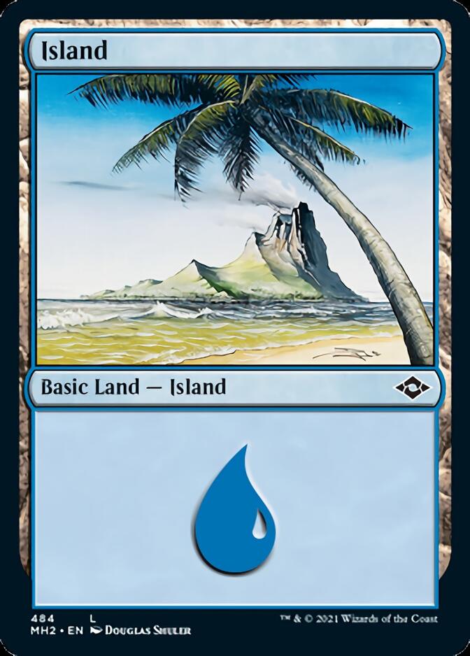 Island (484) [Modern Horizons 2] Foil