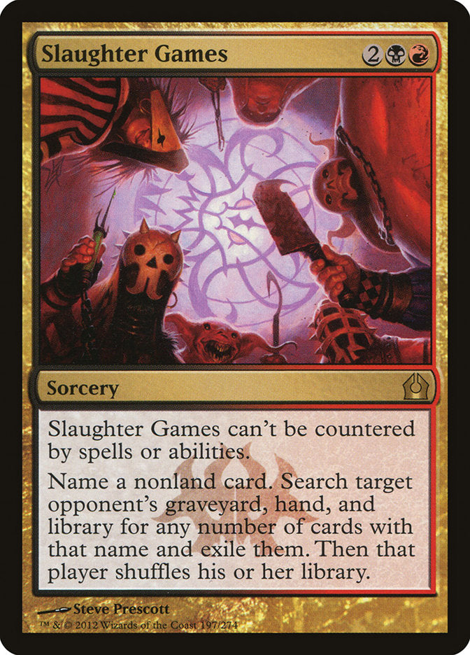 Slaughter Games [Return to Ravnica] Foil