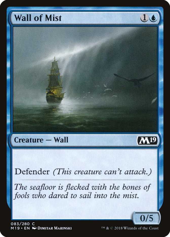 Wall of Mist [Core Set 2019] Foil