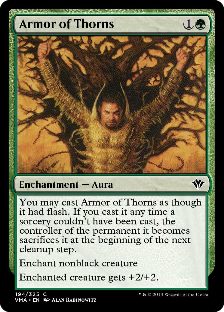 Armor of Thorns  [Vintage Masters] Foil