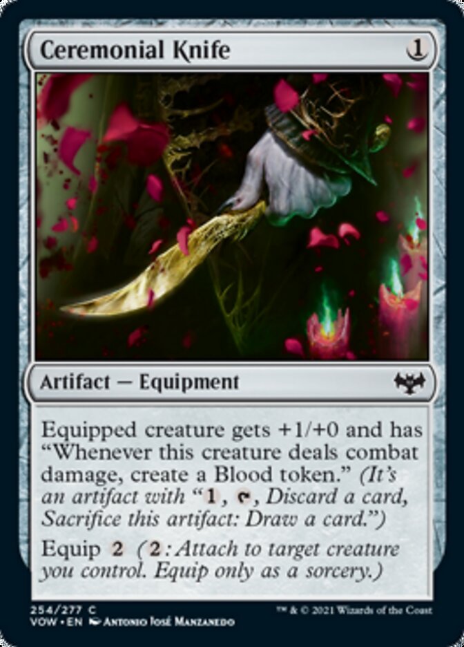 Ceremonial Knife [Innistrad: Crimson Vow] Foil