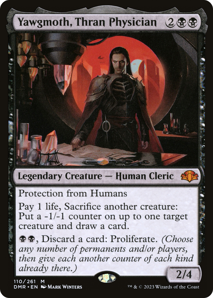 Yawgmoth, Thran Physician [Dominaria Remastered] Foil