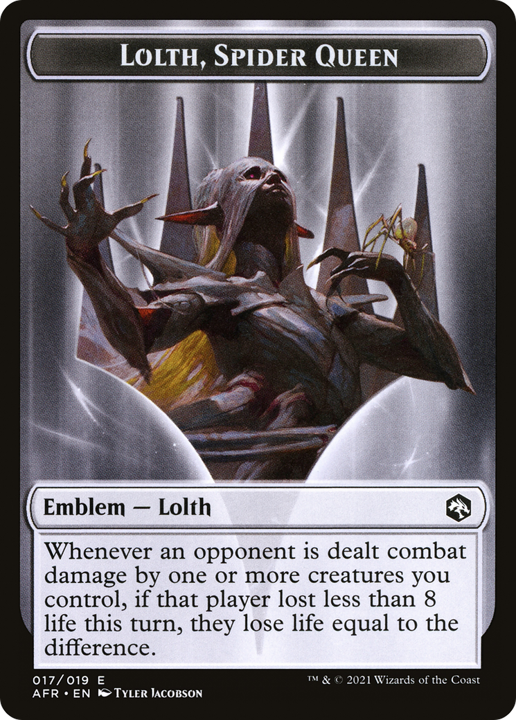 Lolth, Spider Queen Emblem  [Adventures in the Forgotten Realms Tokens]