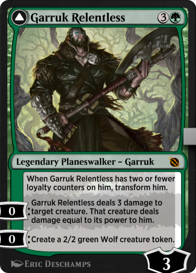 Garruk Relentless // Garruk, the Veil-Cursed  [Shadows of the Past]