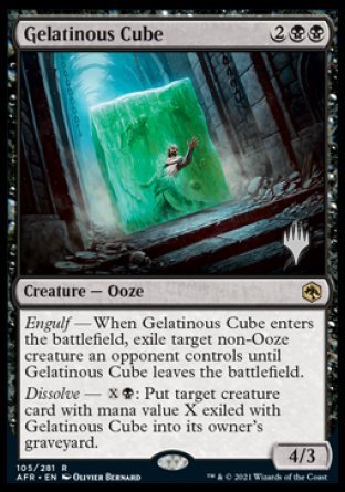 Gelatinous Cube (Promo Pack) [Dungeons & Dragons: Adventures in the Forgotten Realms Promos] Foil