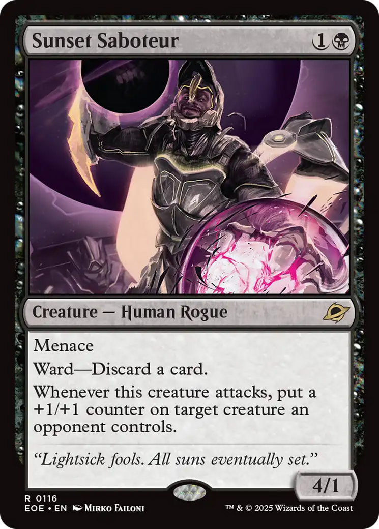 Sunset Saboteur [Edge of Eternities] Foil