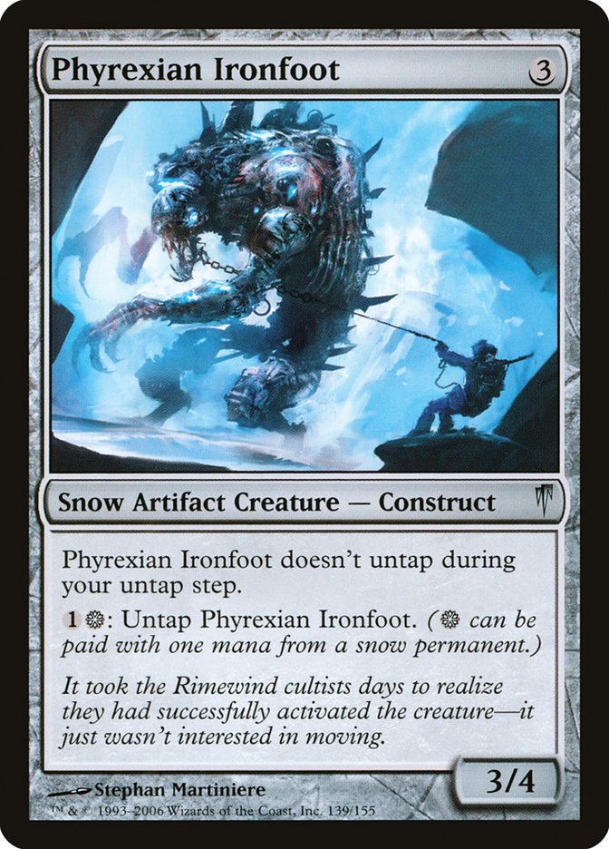 Phyrexian Ironfoot [Coldsnap] Foil