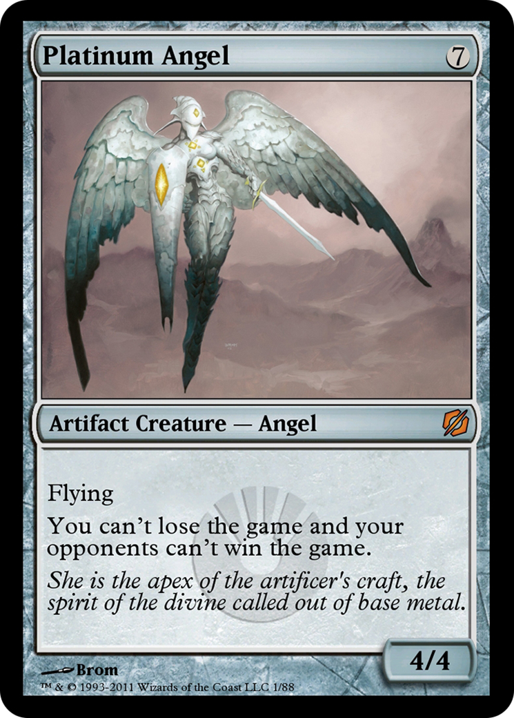 Platinum Angel  [Duel Decks: Mirrodin Pure vs. New Phyrexia]