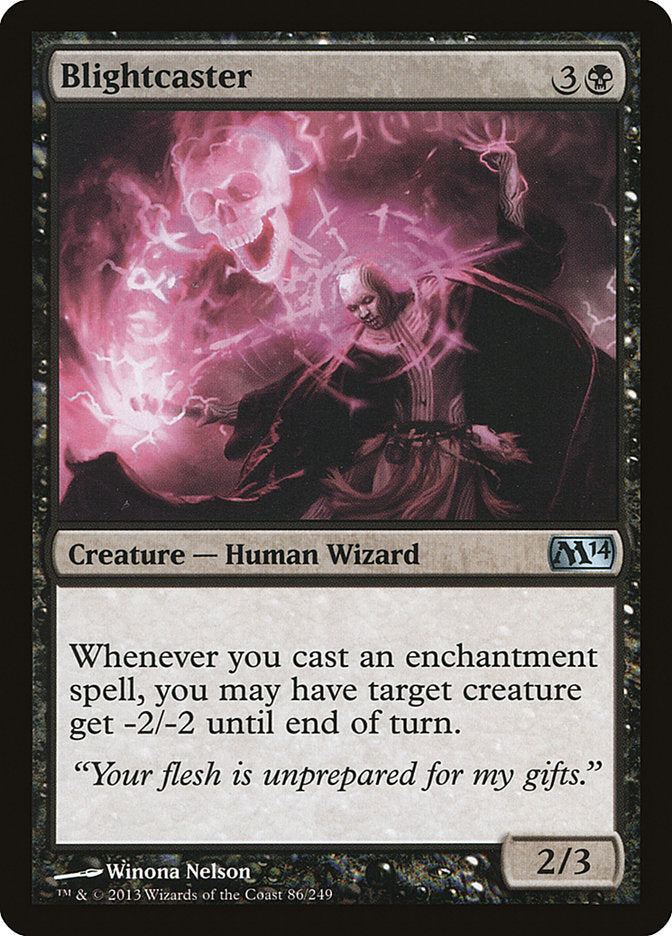 Blightcaster [Magic 2014] Foil