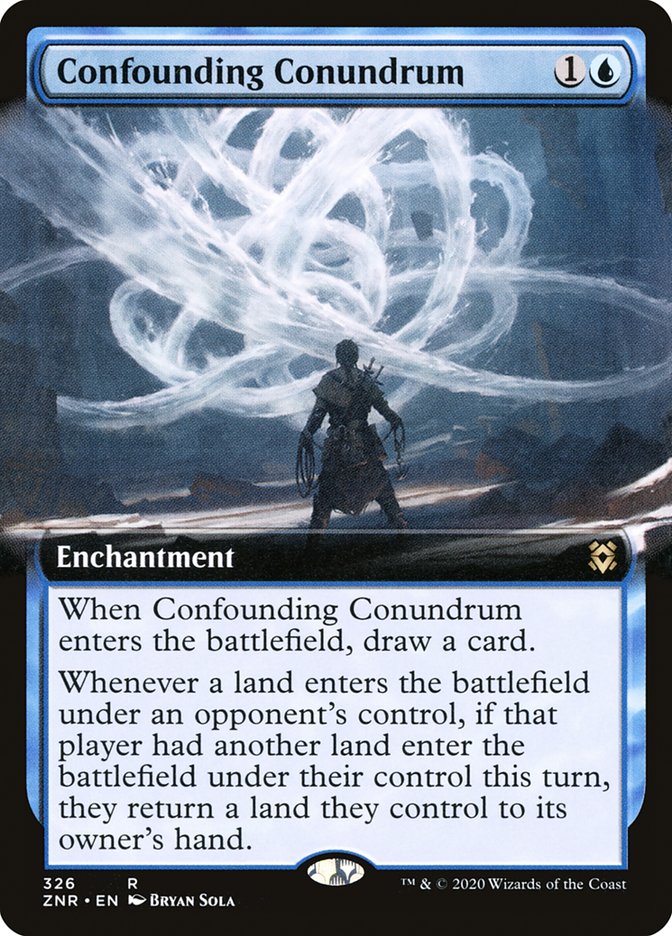 Confounding Conundrum (Extended Art) [Zendikar Rising] Foil