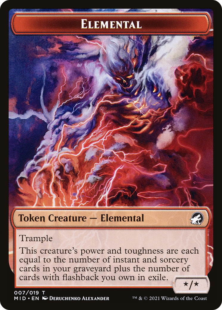 Elemental  [Innistrad: Midnight Hunt Tokens]