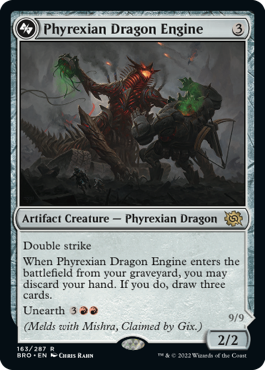 Phyrexian Dragon Engine [The Brothers' War] Foil