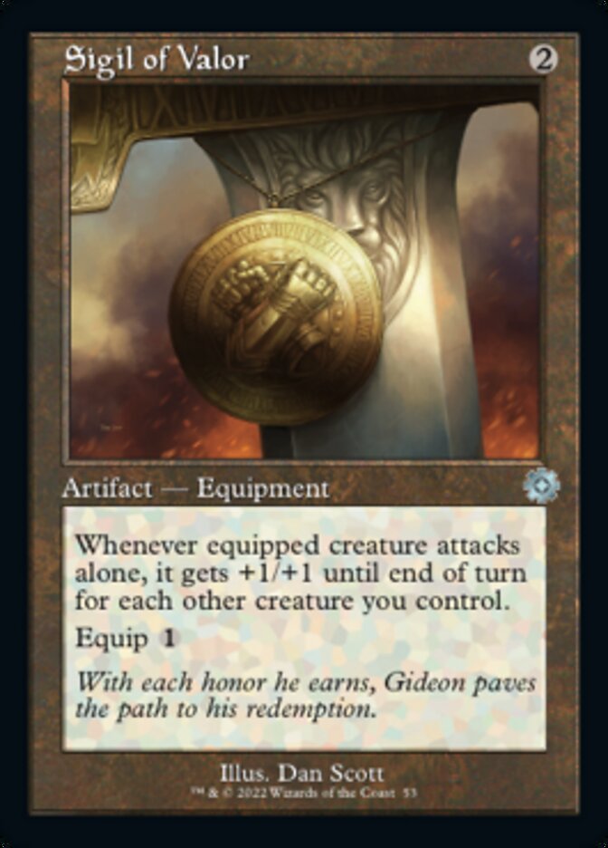 Sigil of Valor (Retro) [The Brothers' War Retro Artifacts] Foil