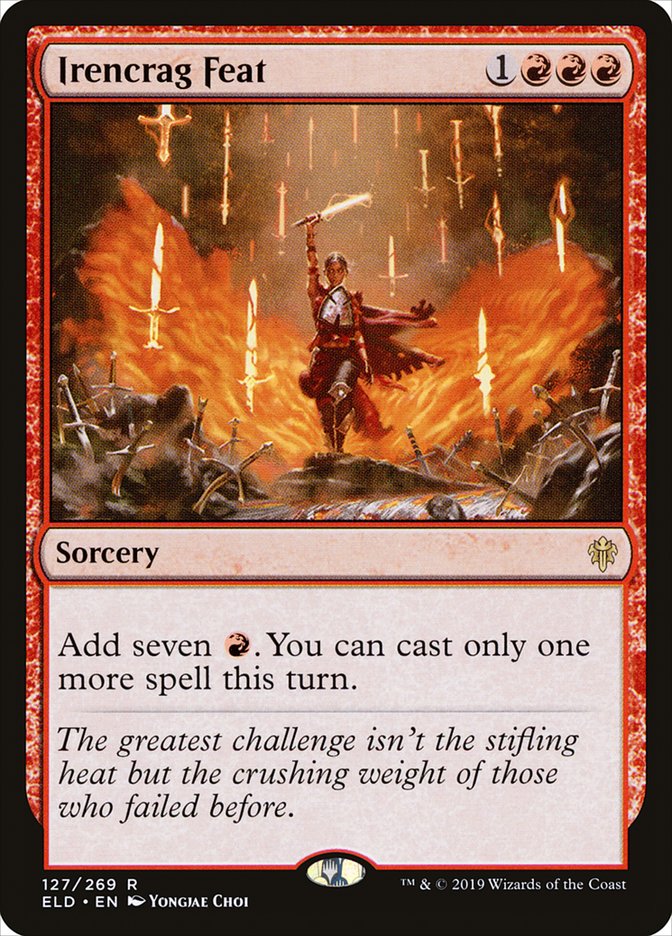 Irencrag Feat [Throne of Eldraine] Foil