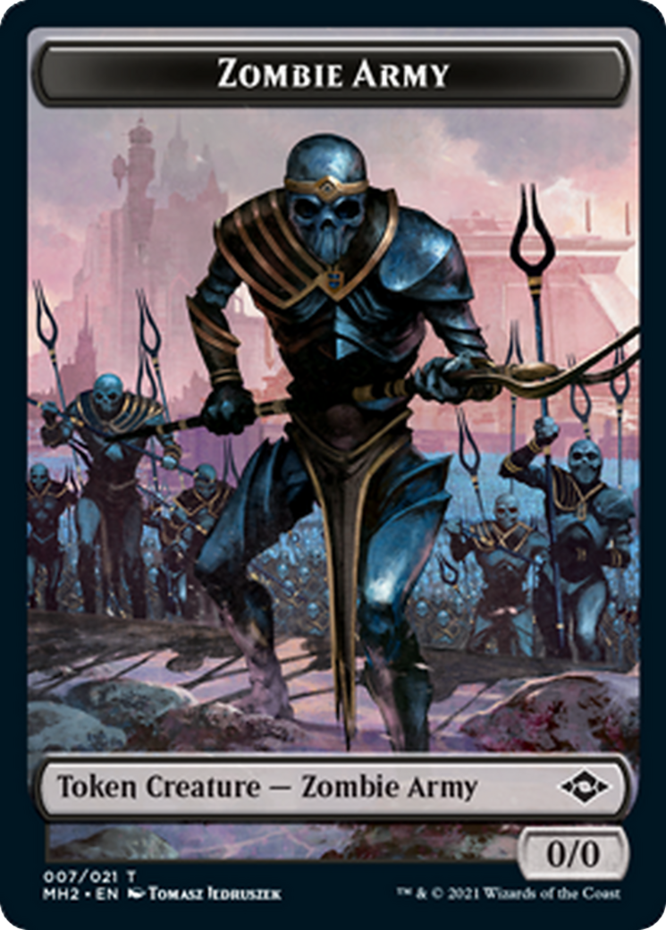 Zombie Army  [Modern Horizons 2 Tokens] Foil
